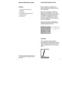 Bang and Olufsen Beogram 6500 owners manual PDF